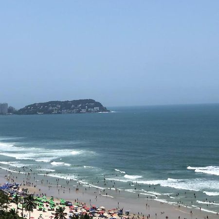 Pe Na Areia - Sol E Mar Enseada Appartement Guarujá Buitenkant foto
