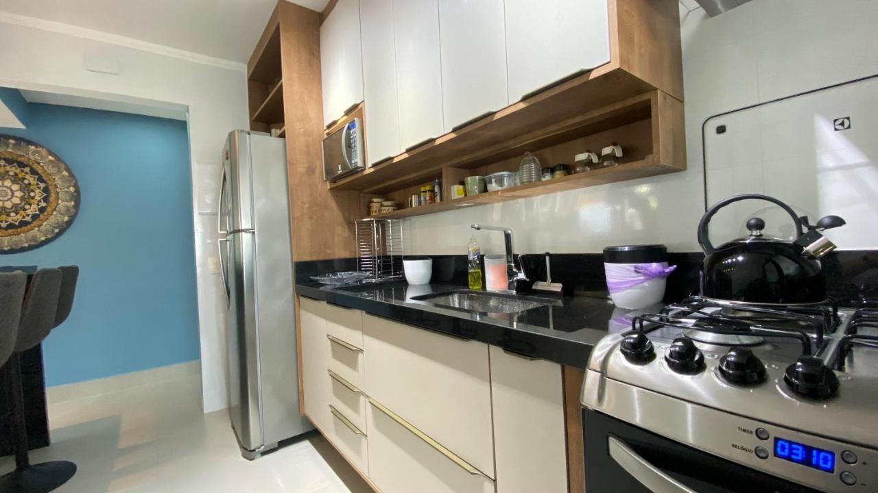 Pe Na Areia - Sol E Mar Enseada Appartement Guarujá Buitenkant foto