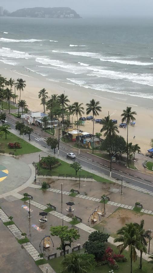 Pe Na Areia - Sol E Mar Enseada Appartement Guarujá Buitenkant foto